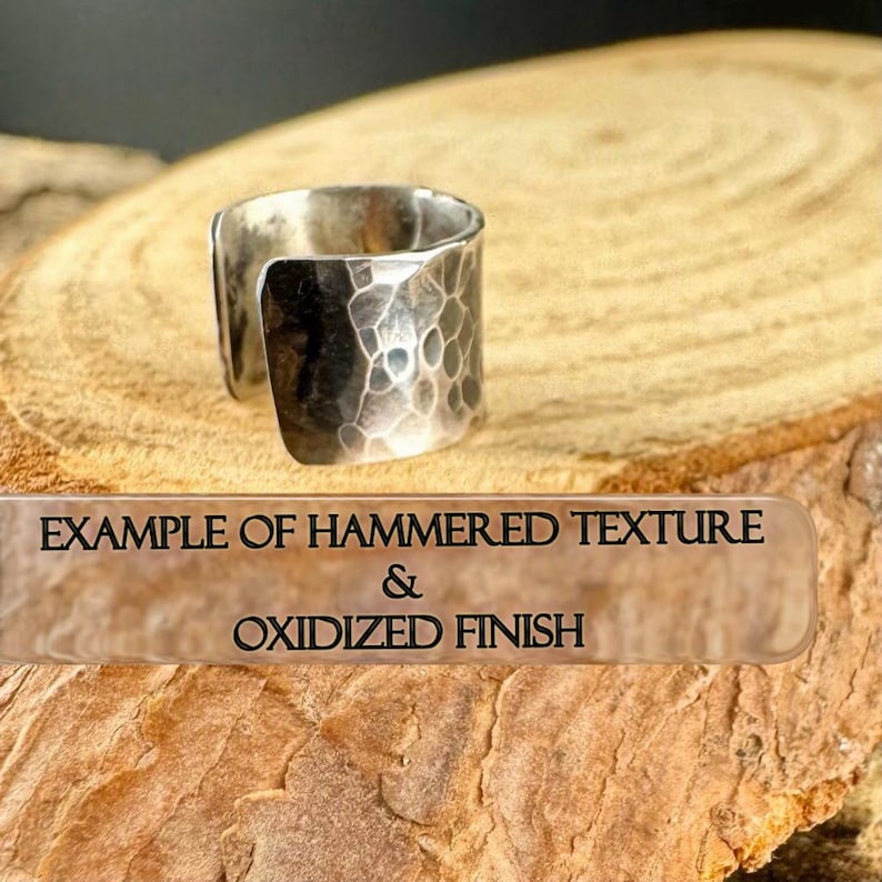 Larimar Sterling Silver Ring • Adjustable Double Bezel • Sky‑Blue Caribbean Stone imagen 11