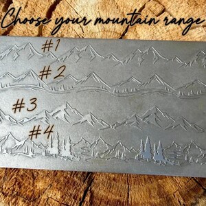 Rustic Mountains Copper Cuff • Hand‑Forged Raw Copper Bracelet image 4