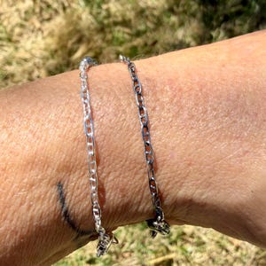Bracelet chaîne barre graduée en perles du désert et turquoise | Élégance du sud-ouest en argent sterling image 10