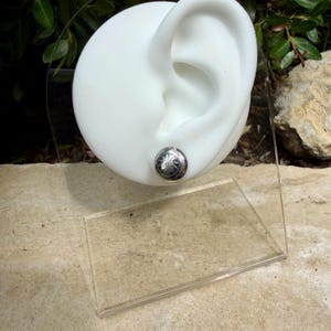 11mm Sterling Silver Stud Earrings • Sunflower • Star •Concho Posts image 9