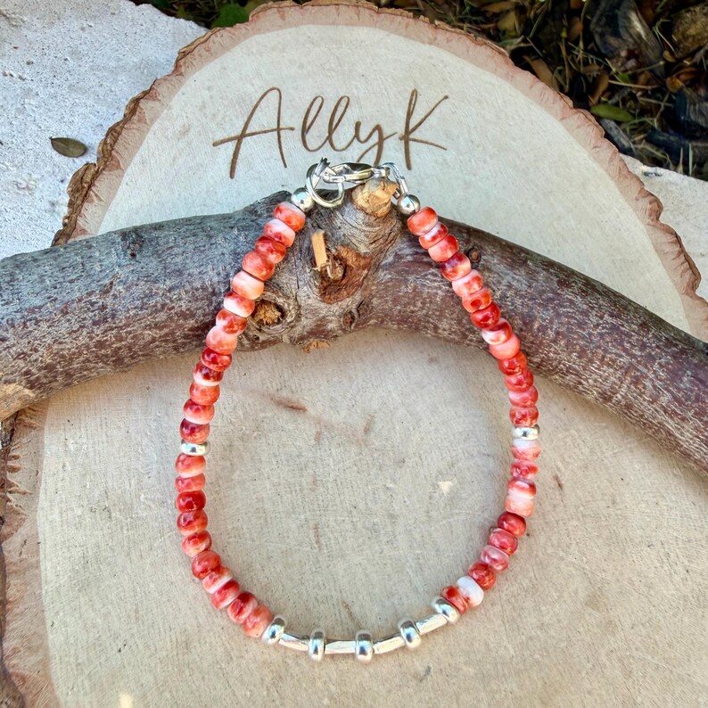 Pulseira Espinhosa de Ostra • Joias do Sudoeste em Prata de Lei imagem 7