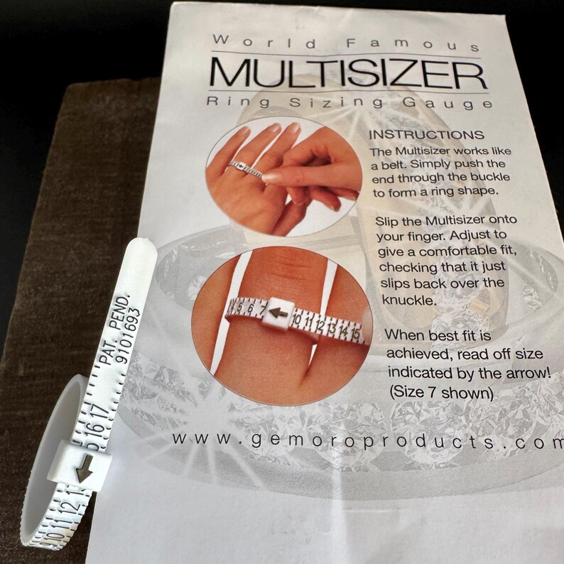 Adjustable Ring Sizer Gauge: US Sizes 1-17 image 4