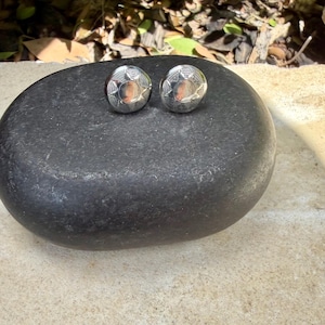 11mm Sterling Silver Stud Earrings • Sunflower • Star •Concho Posts image 15