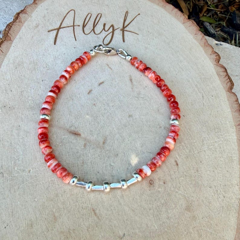 Pulseira Espinhosa de Ostra • Joias do Sudoeste em Prata de Lei imagem 4