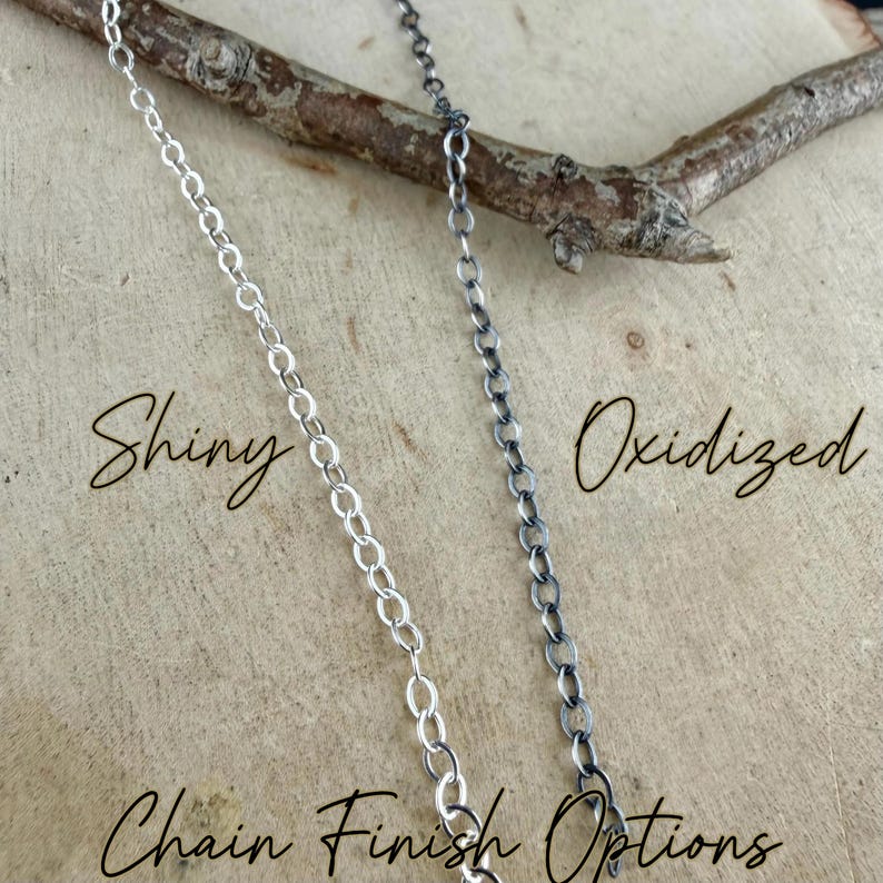 Collier pendentif turquoise en argent sterling • Style minimaliste du Sud-Ouest image 11
