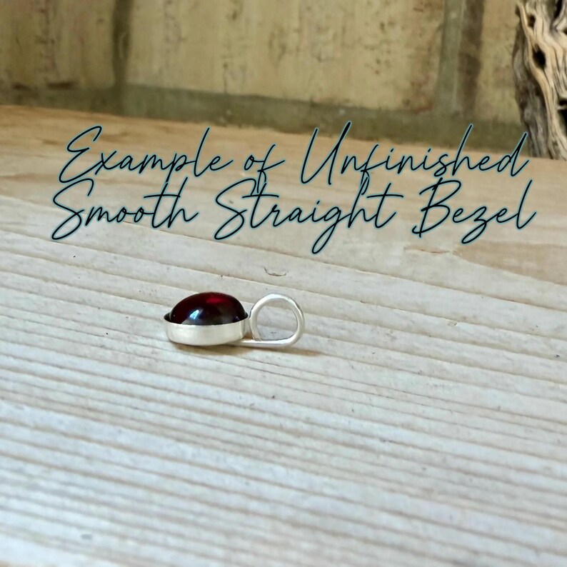 8x10 Gemstone Pendant • Sterling Silver • Kingman Turquoise, White Buffalo, Onyx, Moonstone, Garnet image 7