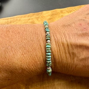 Turquoise Sterling Silver Bracelet – Elegant Gemstone Bracelet Gift
