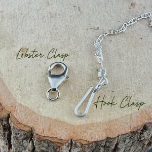 Sterling Silver Bar Necklace • Hand‑Forged Twisted Bar • Rustic Chain image 11