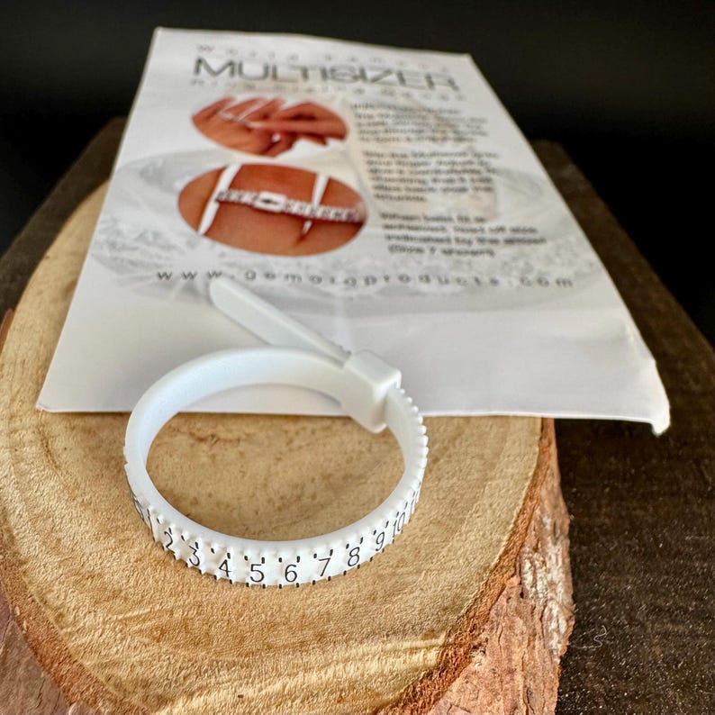 Adjustable Ring Sizer Gauge: US Sizes 1-17 image 1