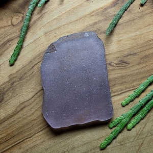 Soft Lavender Sea Glass | Rectangle Slice | Rare Pastel Purple Coastal Treasure