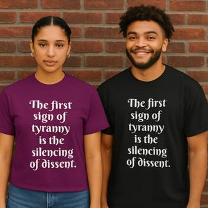 Anti-Trump Anti-Fascism Unisex T-Shirt | No Kings Protest Shirt
