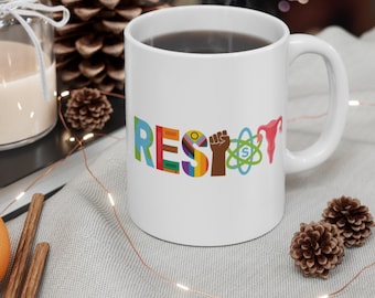 Resist Coffee Mug | Feminist Equality, Human Rights