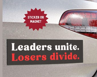 Anti-Trump Anti-Fascism Bumper Sticker or Car Magnet