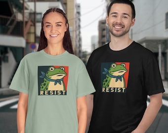 Resist Unisex Garment-Dyed T-shirt | Gift for Activists