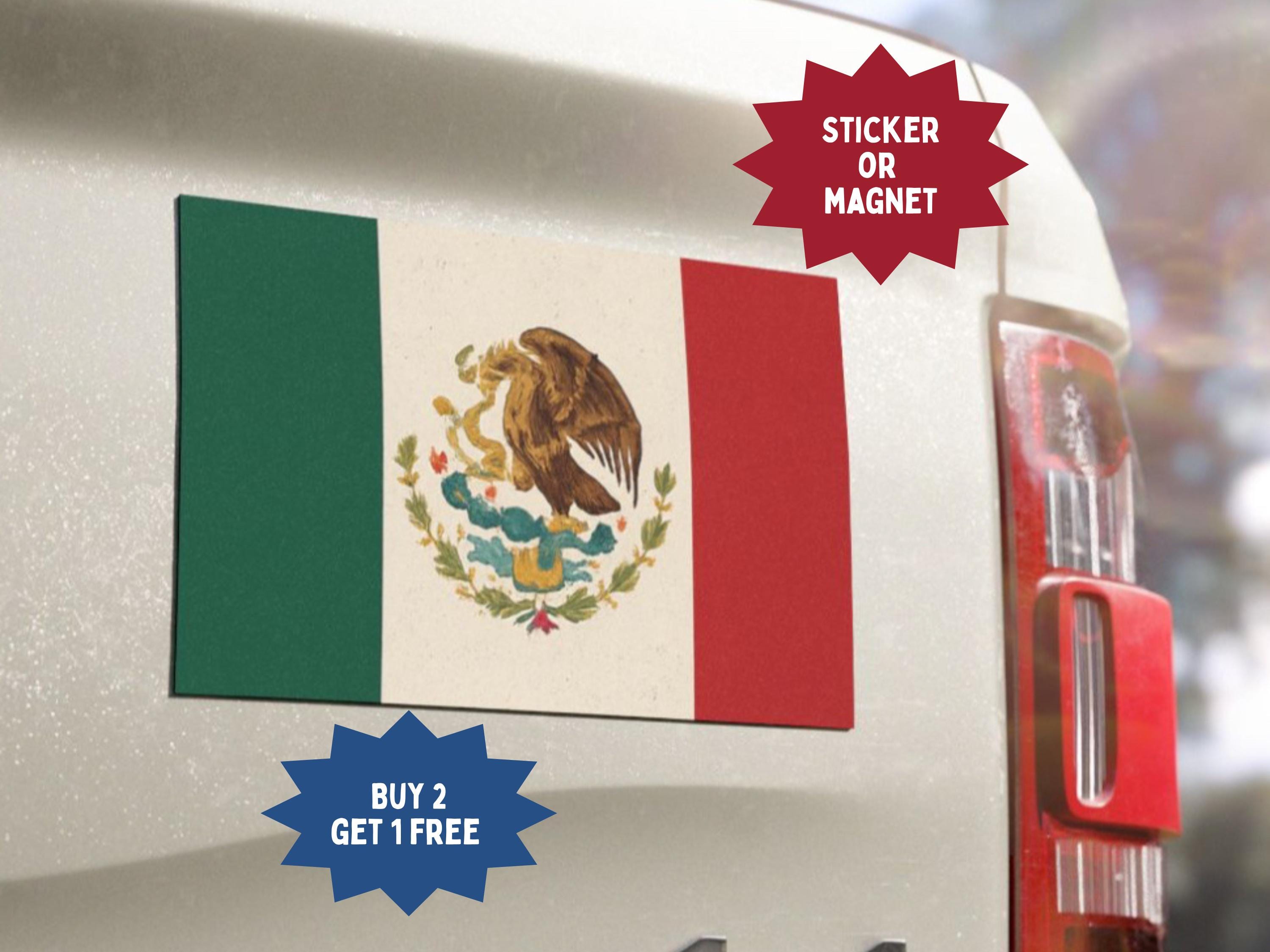 Mexican flag for car - Etsy México, image size:3000x2250