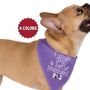 Anti-Trump Pet Bandana: FDT Protest Dog Bandana