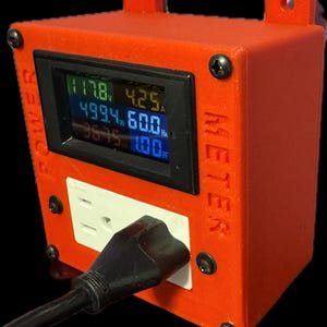 Drok Power Meter 120V - 240V AC (Complete Kit)* Crypto Wattage Current Voltage Kwh