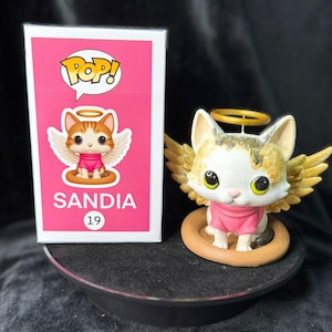 Personalized Custom Funko Pop Figure | Custom Funko Style Figure | 3D Printed Collectible | Personalized Cat Gift