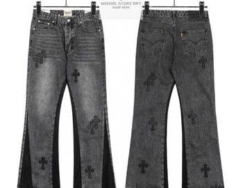 Y2K Womens XS Velour Striped Low Rise Flare Pants Grunge Hip Hop 