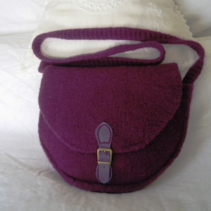 Saddle bag PDF knitting pattern