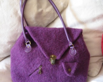 PDF Knitting Pattern for Amethyst Organiser Tote