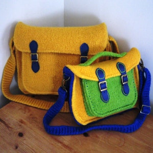 Cartables en feutre - Modèles de tricot PDF