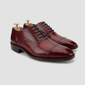 Men&#39;s Oxford Leather Shoes | Oxford Leather Shoes | Men&#39;s Leather Shoes | Oxford Shoes | Handmade Oxford Shoes | Handwelted Leather Shoes