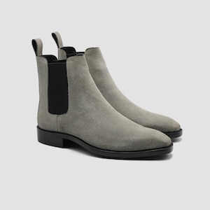 Suede Chelsea Boots | Men's Chelsea Boots | Boots for Men | Full Grain Leather | Formal Chelsea Boots | High Ankle Chelsea Boots