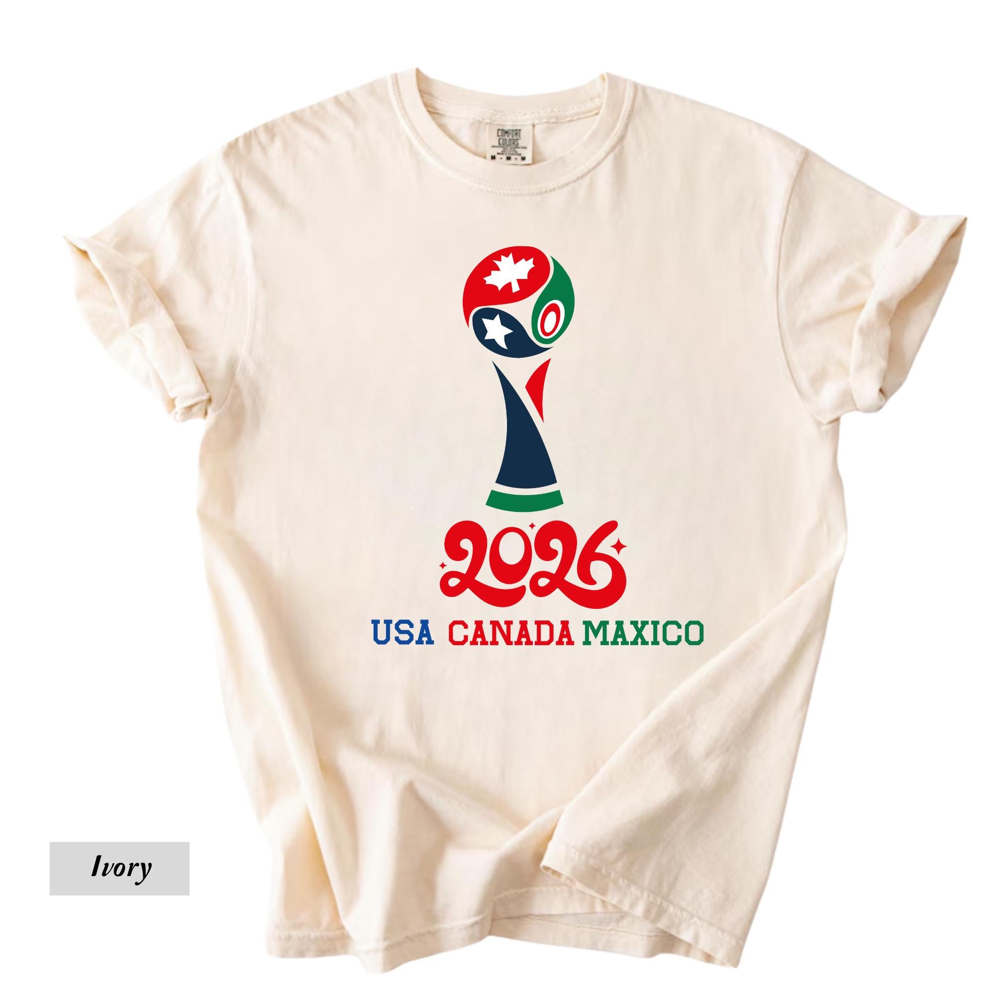 2026年ワールドカップUSA Tシャツ、政治サッカーファンTシャツ、2026年