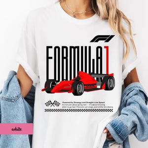 Formula 1 Racing Unisex T-Shirt Comfort Colors T-Shirt, Formula One Racing, F1 Gift, F1 T-Shirt, Vintage Formula One Shirt, Gift for f1 fans