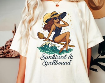 Camiseta Summerween Comfort Colors: Camiseta assustadora para praia e Halloween