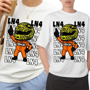 Lando Norris F1 T-Shirt: McLaren Racing Graphic Tee, Vintage Motorsport