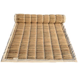 Esterilla de yoga orgánica: tejida a mano, de comercio justo, suave y absorbente, ideal para hacer ejercicio, entrenar y meditar. Accesorio de yoga natural y ecológico.