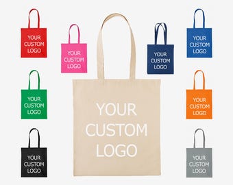 Pack of 12-86 Multi Color Custom Tote Bag, Promotional Tote Bag, Bags With Logo, Personalized Tote Bag, Custom Name Tote Bag, Canvas Tote