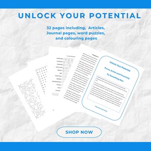 Unlock Your Potential Bundle: Artikel, Journal, Puzzles (Digitaler Download)