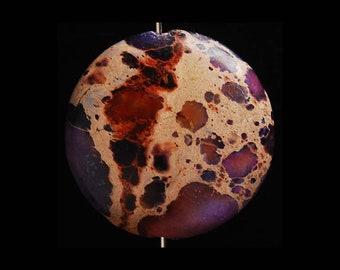19/" Blue Sea Sediment Imperial Jasper Graduée Collier