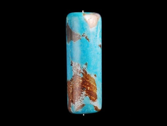 Column Turquoise Long Barrel DIY Jewelry Making beads Focal White Gold Blue Gray Loose Bead Brown Fire Agate 30mm x 10mm