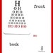 Christmas.Merry Christmas.Eye Chart Card.Ho Ho | Etsy