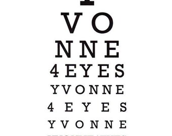 Eye Chart Cards.Art Cards.Any 4 Cards.Mix and Match.Eye Chart.Eye Exam.Eye Test.Eyes.Site.Vision.Optometrist. Eye Doctor. by Yvonne4eyes