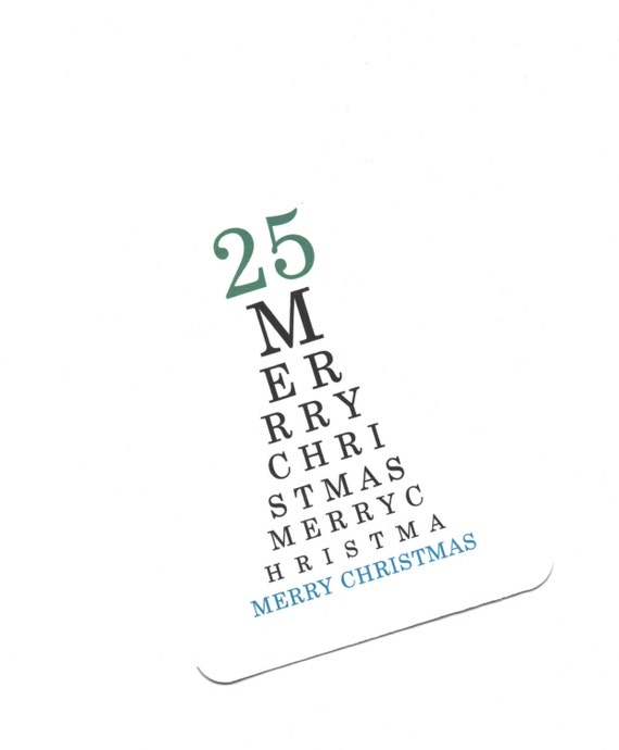 Christmas Eye Chart