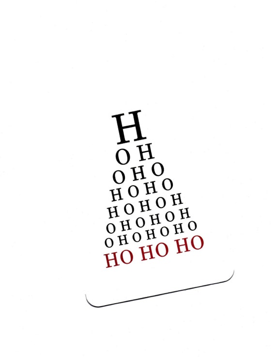 Christmas Eye Chart