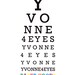 Eye Chart Card.happy Birthday.eye Chart.eye Chart Card.paper Goods.eye ...