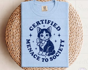 Certified Menace Kitten PNG (Digital Download)