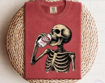 Skeleton Fueled by Diet Dr P PNG (Digital Download)