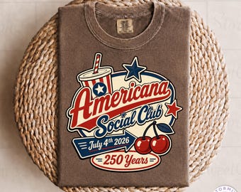Americana Social Club PNG (Digital Download)
