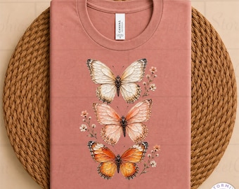 Painted Butterfly Row PNG (Digital Download)