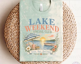 Lake Weekend Social Club PNG (pobieranie cyfrowe)