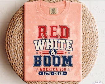 Red White and Boom PNG (Digital Download)