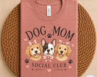Clube Social para Mães de Cachorro PNG (Download Digital)