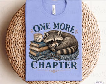 One More Chapter Raccoon PNG (Digital Download)